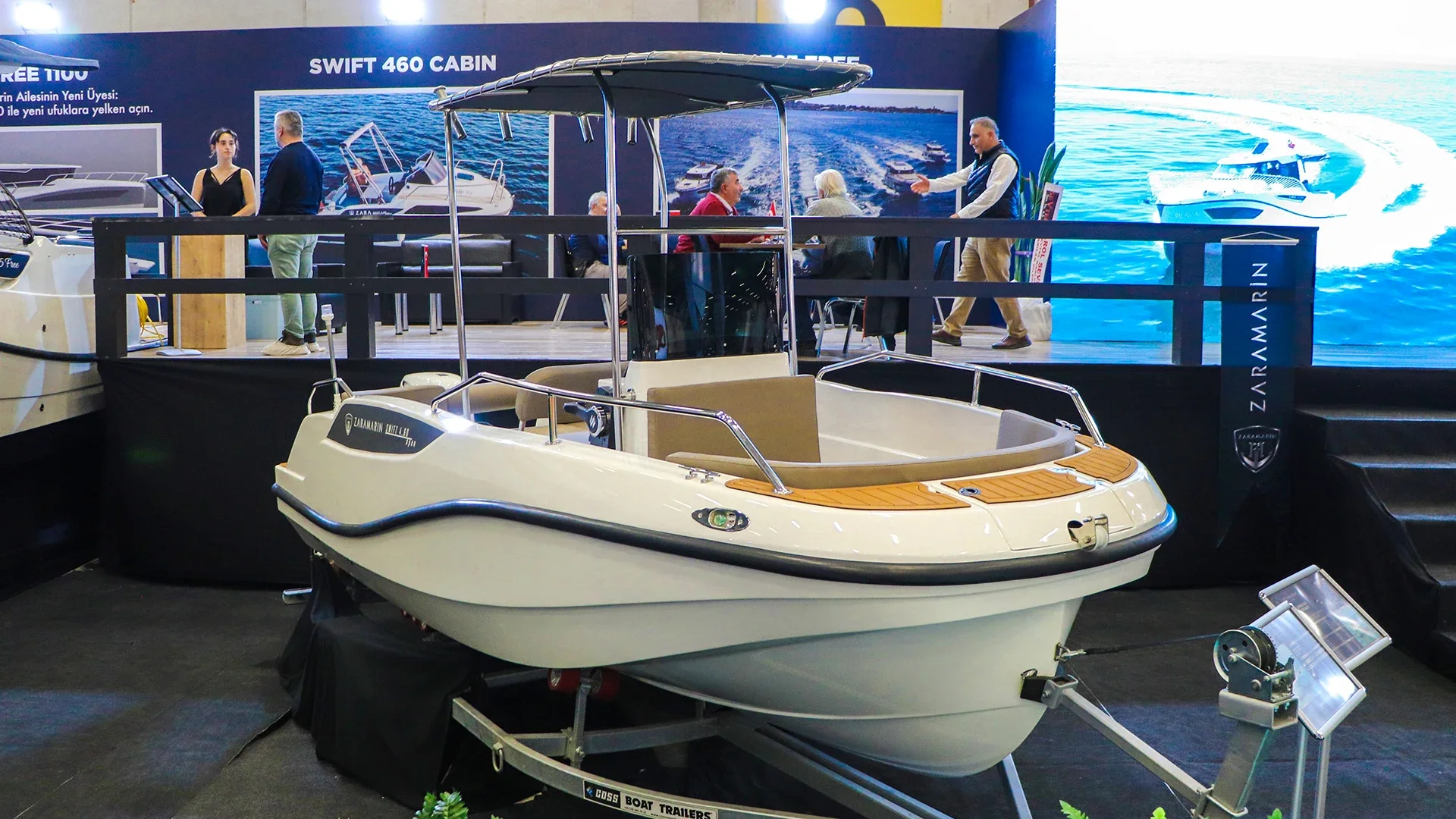 Zaramarin Swift 4.60 Open, Vergleich Open und Kabinenboot Zaramarin Swift 4.60 Open, Vergleich Open und Kabinenboot